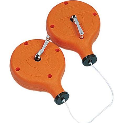 Mondelin – Cordeau double de charpentier 30M – Coton tressé – Diamètre 1.5 mm – Pour chantiers humides