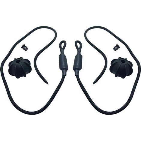 Lot de 2 cordes d'arrimage universelles pour voiture, avec fixations pour hayon et garde-boue arrière. (1/5)