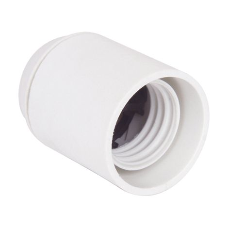 DEBFLEX - DOUILLE E27 LISSE PLASTIQUE BLANC - 712650