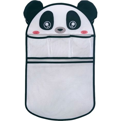 Organisateur jouets de bain panda simple/multiple avec 6 crochets panda pour rangement salle de bain (1/3)