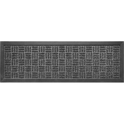 Tapis d'Entrée Grattoir "Jason" 25x75cm Noir (1/5)