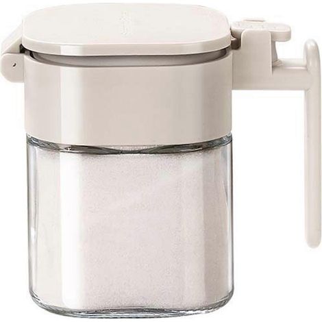 Salière et poivrière étanches à l'humidité, flacon multi-usages pour la cuisine, gris (1/5)