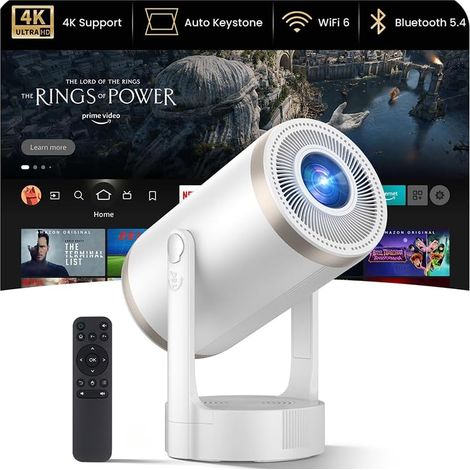 Videoprojecteur 4K 1080p Full HD, 200 ANSI, Projecteur Video Mise au Point (1/5)