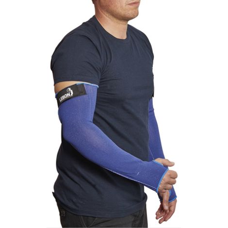 Manchette de protection coupure FITSLEEVE/45H bleu L 45cm - LEBON - 7520 FITSLEEVE 45H