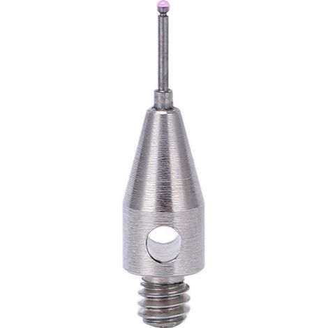 Style tactile sonde CMM bout sphère rouge tige carbure de tungstène 10 mm filetage M2 pour machine à mesurer 3D (1/5)