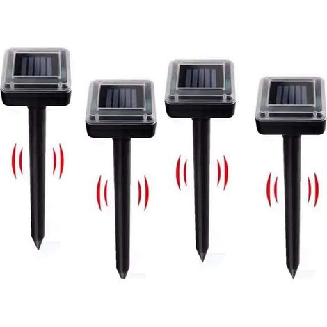 x Repellente solare per talpe, Repellente solare per topi, Repellente solare per serpenti, Repellente solare a ultrasuoni per talpe, Repellente solare intelligente per talpe, Per prato, giardino, para (1/5)