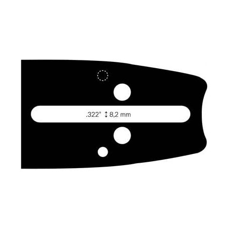 Guide chaîne tronçonneuse 38 cm – Pas .325 – Jauge .058 (1,5 mm) – Compatible avec modèles Husqvarna 33 à 555
