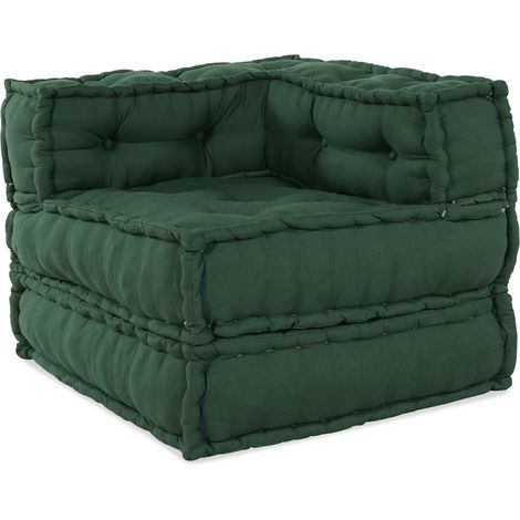 Maison Exclusive - Divano Componibile Verde 70x70x54 in Tessuto