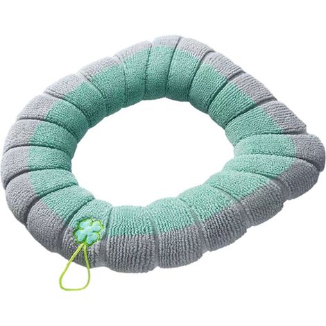 Coussin Pour Abattant De Toilette - Élastique Épais Doux Respirant - Convient Pour Abattants Ronds Et Rectangulaires - Lot De 3 Pièces