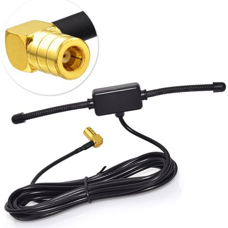 Antenne Voiture Dab+ Pare-Brise SMB Angle Droit 300cm (1/5)