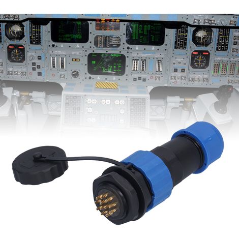 SP20 Rückmutter, IP68 wasserdichte Rückmutter für Luftfahrtstecker und -buchse, mehradrige verschweißte Stecker- und Buchsenverbindung, 250 V 5 A 12 Pins. (1/5)
