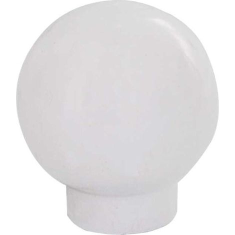 Pomolo in legno - Ø 30 mm. - bianco brillante (1/2)