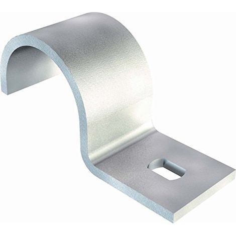 OBO Bettermann Abrazadera de fijación de una garra 40mm acero cincado por inmersión en caliente, 1014536