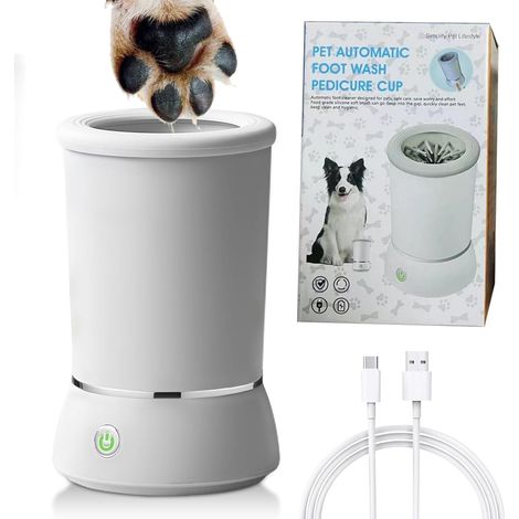 Bol pour laver les pattes des animaux - Blanc