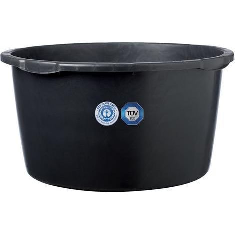 Mörtelkübel 90 l, schwarz rund, L-Skala