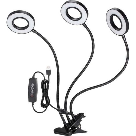 Eclairage horticole, Lampe de croissance de plantes, DC5V 27W 54 LED Triple-end