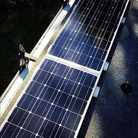 Z-Halterungen für die Montage von Solarmodulen  4er-Set für Wohnmobile, Boote und Außeninstallationen (1/4)