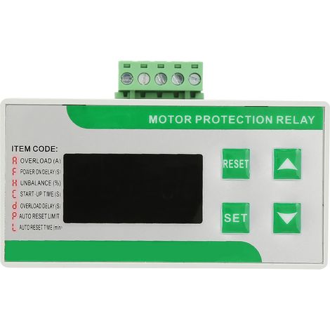 220V AC Digital Electric Motor Protector 2-99A Overload Phase Loss Protector with Display(220V) (1/5)