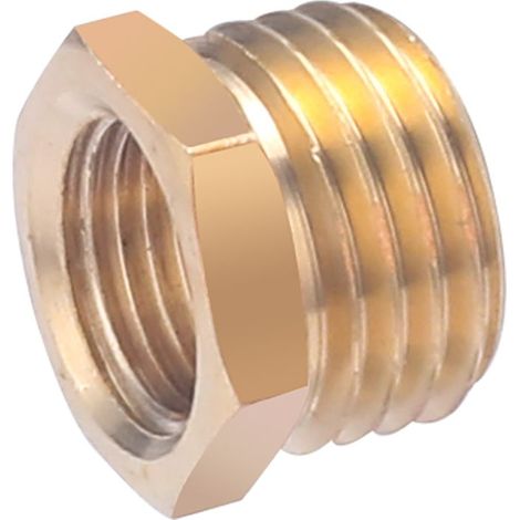 Reducción Hexagonal Tope Exterior QUICK PLOMBERIE - M 1/4 H 1/8