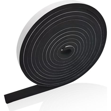Joint de poêle auto-adhésif pour cheminée et barbecue 2,5 m résistant à la chaleur (3 mm d'épaisseur) pour fenêtres, cheminées et appareils fumeurs (1/5)