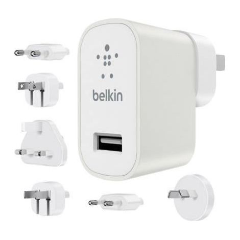 Adaptateur secteur - BELKIN - Kit de voyage International - USB 4 broches - 12 W - Universel