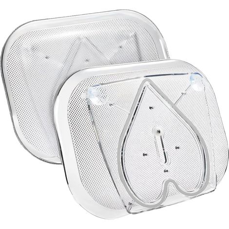 Plateau de réfrigérateur rotatif en acrylique (rotation à 360°), 35,6 x 26,9 cm, pour réfrigérateur, table, cuisine, placard, plan de travail, 1 pièce (1/5)