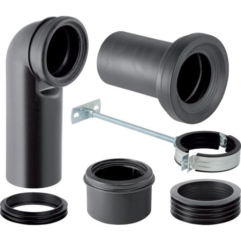 Geberit - Kit de conexión de desagüe para WC 131.082.16.1 (1/2)
