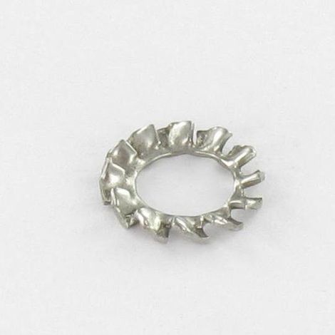 Rondelle éventail Inox A4 à dentures extérieures AZ M4X8X0.5-10 pièces