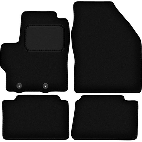 Tapis en velours noir pour : Toyota Yaris IV à hayon (2020-) (1/5)