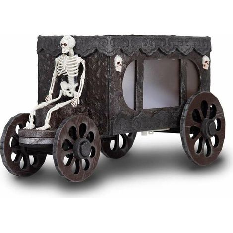 My Other Me Decorazione Halloween Teschio Nero 18x31x18 cm