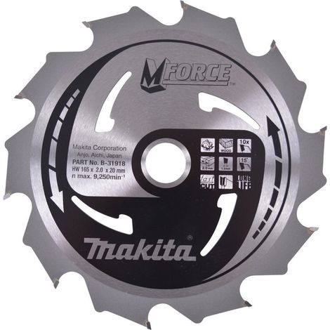 Makita Sägebblatt M-FORCE 165x20x10Z (1/5)