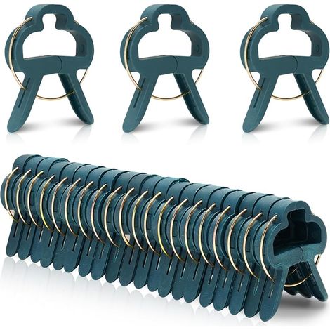 KINGLAKE 50 Pieces Clips Plantes, Pince Attache Plantes Grimpante, Tuteur pour Tomates, Vigne, Légumes - S Taille (1/5)