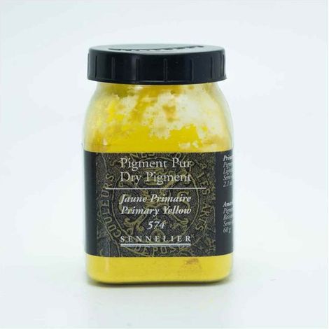 Pigment pour création de peinture - pot 70 g - Jaune primaire