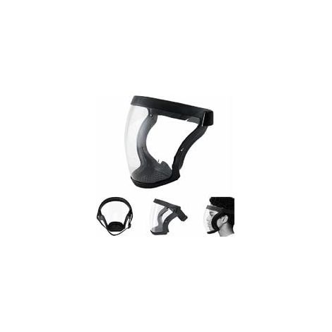 Masque super protecteur - Masque intégral, masque transparent durable, masque transparent, masque réutilisable anti-buée HD - Lunettes Tech anti-buée et coupe-vent pour adultes pour hommes et femmes (1/5)