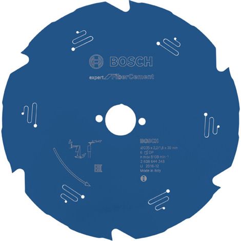 BOSCH Lames scie circulaire - Expert for Fibrociment - 235 mm - 2.2 mm - 30 mm - 6 dents