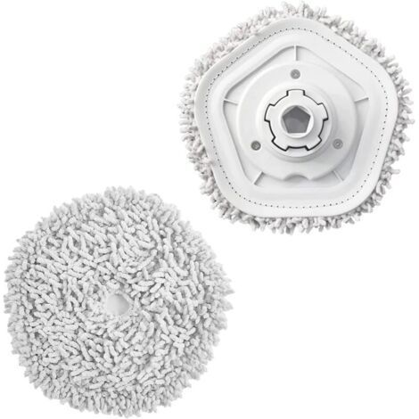 Pack of 2 Cloths for Dreame W10/W10 Pro Replacement for Robot Vacuum Cleaner, Washable Mop Pad, for All Floor Types (1/5)