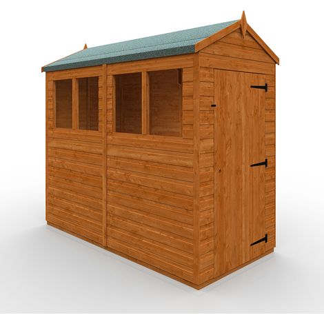 8x4 Flex Apex 12mm Flex - L238.8 x W115 x H209 cm - Solid Wood/Softwood/Pine - Burnt Orange