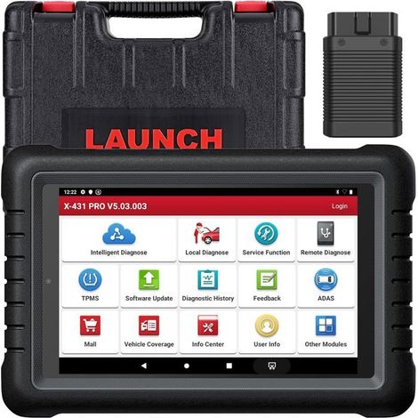 Valise Diagnostic Auto - LAUNCH - X431 Pros V+ 5.0 - Codage ECU - Contrôle bidirectionnel - Compatible 20 000 modèles