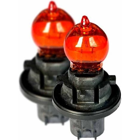 Coppia lampade alogene PCY16W 12V 16W PU20d/2 arancione compatibili Philips (1/3)