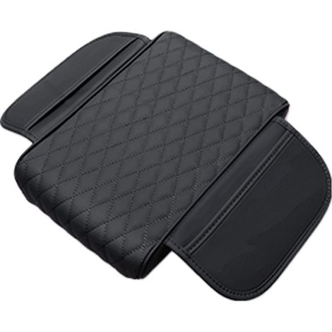 Boîte de rangement pour accoudoir de voiture Housse de coussin rehausseur d'accoudoir imperméable avec poches latérales Accessoires d'intérieur de voiture, réduit les rayures des animaux, la pouss (1/5)