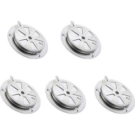Lot de 5 pièces de rechange en acier inoxydable pour grille d'aération de barbecue, chambre de test et boîte haute température