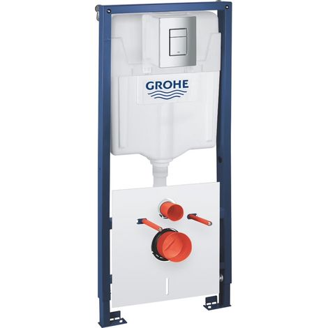 Grohe Solido - Vorwandmontageset für Wand-WCs, Höhe 1,20 m, Betätigungstaste Even, verchromt 39930000