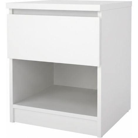 KIT COMODINO NAIA 1 CASS 40X40X49,5CM BIANCO- 1,0 pz (1/2)