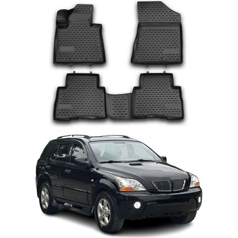 Tapis de Sol Compatible avec Kia Sorento 2012-2015 Caoutchouc TPE Noir (1/5)