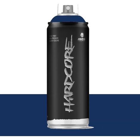 Bombe de peinture aérosol MTN Hardcore Bleu Outre-Mer (RV-5002) 0,4 L (1/3)