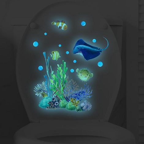 Autocollants muraux pour salle de bain, déco adhésive imperméable, stickers muraux résistants à l'humidité, ornement mural moderne, lot de 10 pièces, design élégant, facile à poser, idéal pour carrela (1/4)