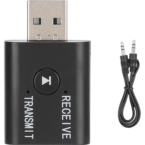 Émetteur Récepteur Bluetooth 5.0 YET TR6 ABS - Double Circuit Audio 2 en 1, Adaptateur Haute Performance (1/5)