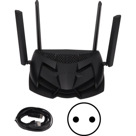 Routeur WiFi AC1200 Double Bande 2.4GHz+5GHz, Stabilité Jeu Contrôle Débit, 100-240V EU (1/5)