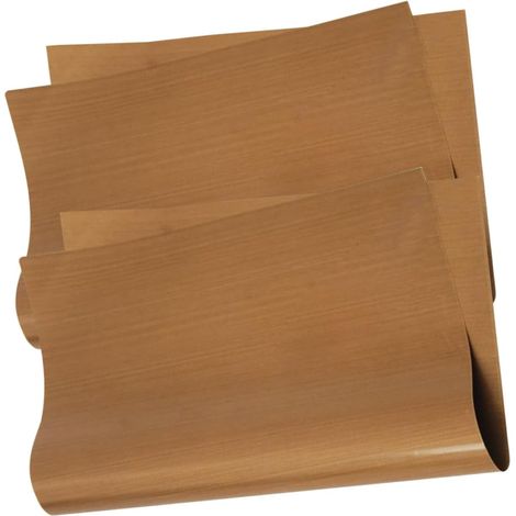 Tapis de Cuisson Double Face Lisse en Ptfe Réutilisable et Résistant la Déchirure, Lot de 2 Feuilles pour Moule à Gâteau et Plaque de Cuisson'-'- (1/5)