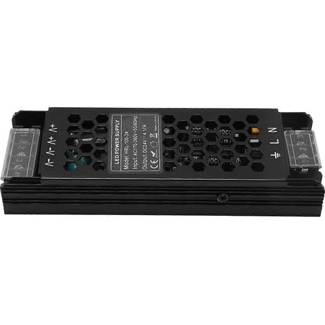 Alimentation pour LED, entrée CA 170–260 V, sortie 100 W, régulateur/driver à découpage pour rubans LED, CC 24 V (1/4)